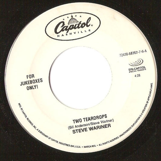 Steve Wariner - Two Teardrops (7" Single)