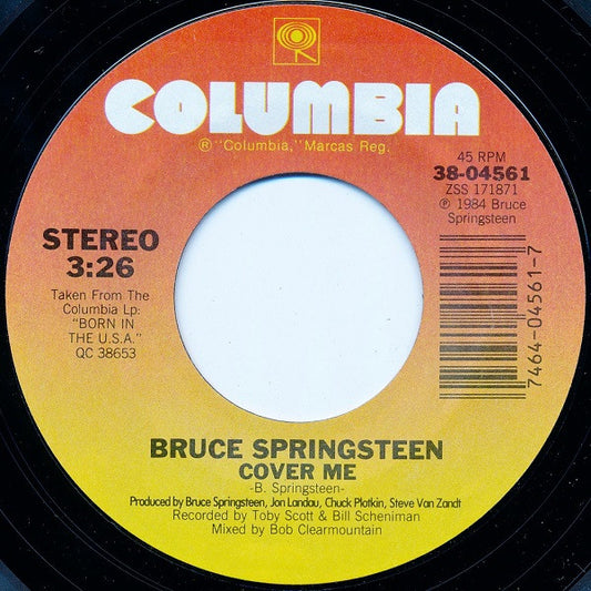Bruce Springsteen - Cover Me / Jersey Girl