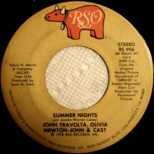 John Travolta, Olivia Newton-John / Louis St. Louis - Summer Nights (7" Single)