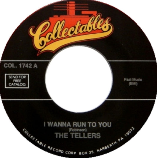 The Tellers - I Wanna Run To You (7" Single, Red vinyl)