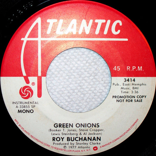 Roy Buchanan - Green Onions (7" Single, Promo)