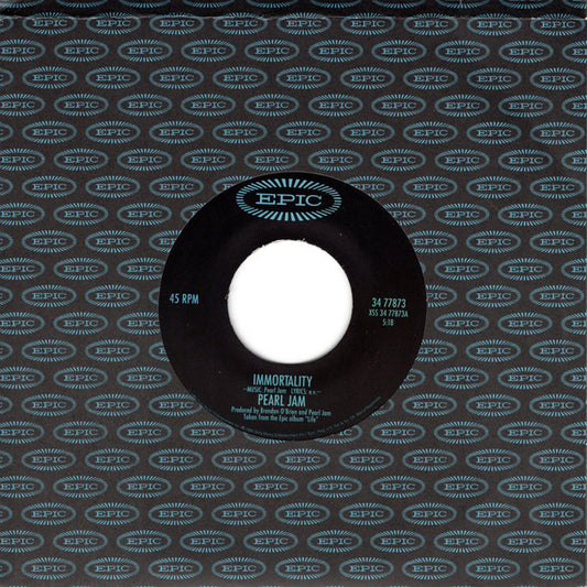 Pearl Jam / The Frogs - Immortality / Rearviewmirror (7" Single)