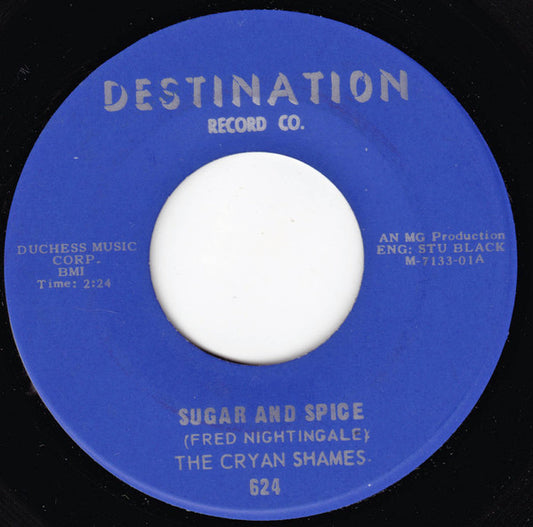 The Cryan' Shames - Sugar And Spice (7" Single)