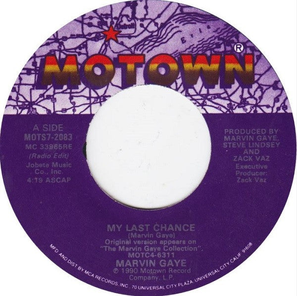 Marvin Gaye - My Last Chance / Once Upon A Time (7" Single)