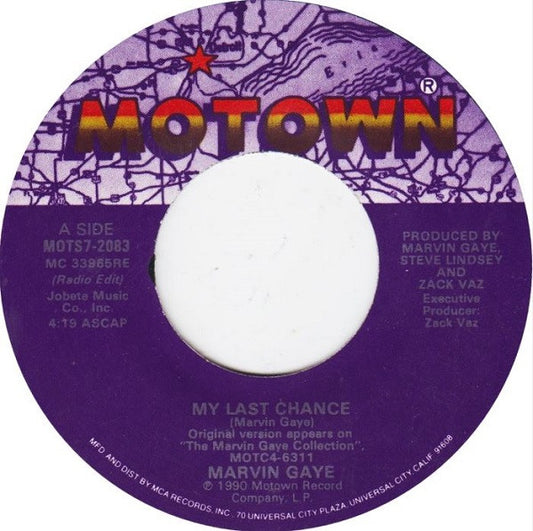Marvin Gaye - My Last Chance / Once Upon A Time (7" Single)