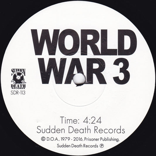 D.O.A. - World War 3 (7" Single)