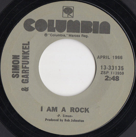 Simon & Garfunkel - I Am A Rock / Scarborough Fair (7" Single)