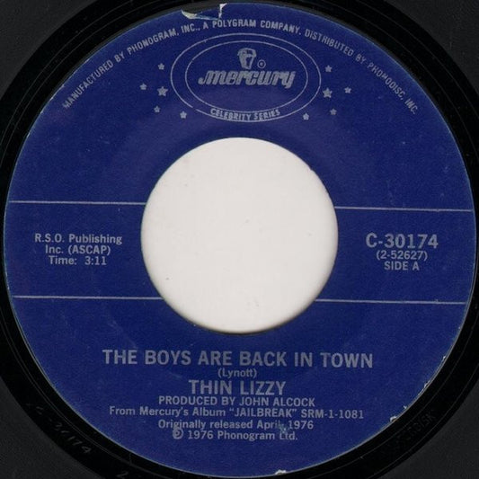 Thin Lizzy - The Boys Are Back In Town (7" Single)