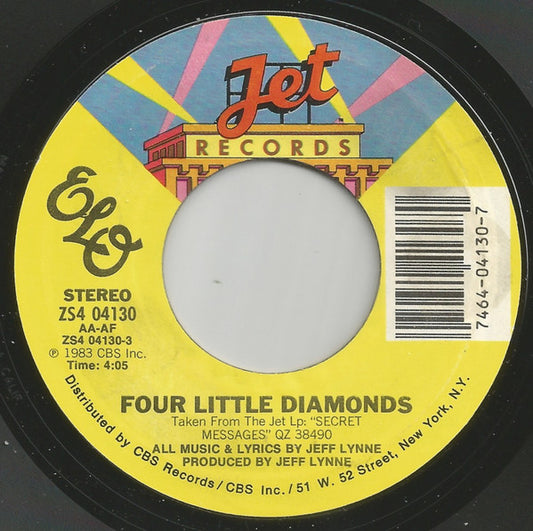 Electric Light Orchestra - Four Little Diamonds (7" Single)
