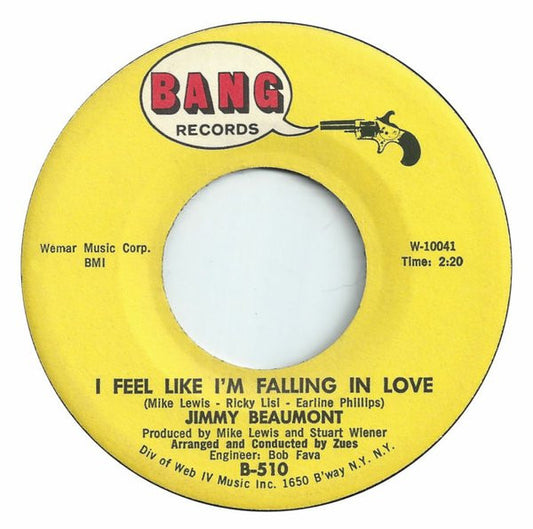 Jimmy Beaumont - I Feel Like I'm Falling In Love / Tell Me