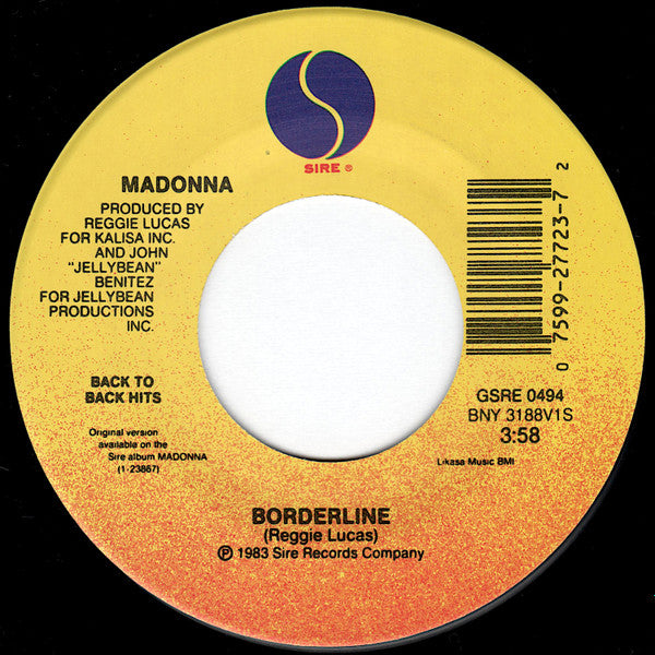Madonna - Borderline / Holiday (7" Single)