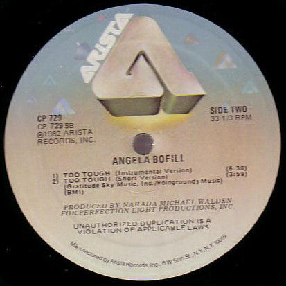 Angela Bofill - Too Tough