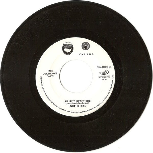 Over The Rhine - All I Need Is Everything (7" Single)