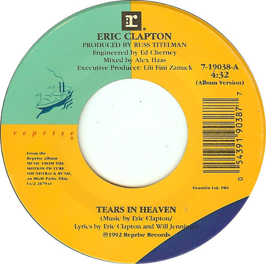 Eric Clapton - Tears In Heaven (7" Single)