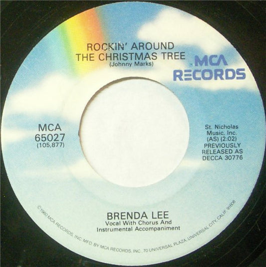 Brenda Lee - Rockin' Around The Christmas Tree / Papa Noel (7" Single)