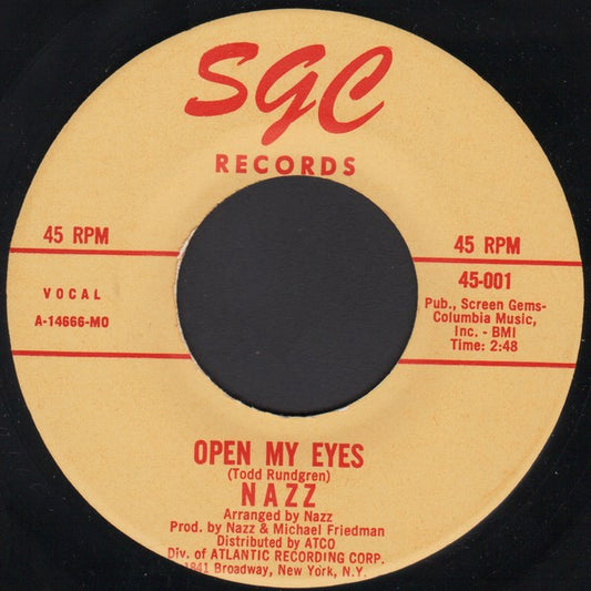 Nazz - Open My Eyes (7" Single)