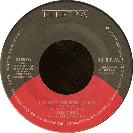 The Cars - I'm Not The One (7" Single)