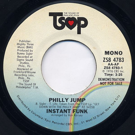 Instant Funk - Philly Jump (7" Single, Promo)
