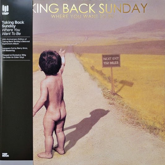 Taking Back Sunday - Where You Want To Be (LP, Club, RE, Tan/White)