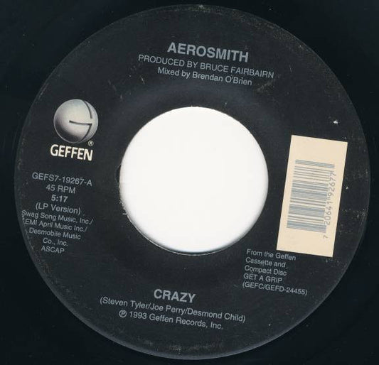 Aerosmith - Crazy (7" Single)