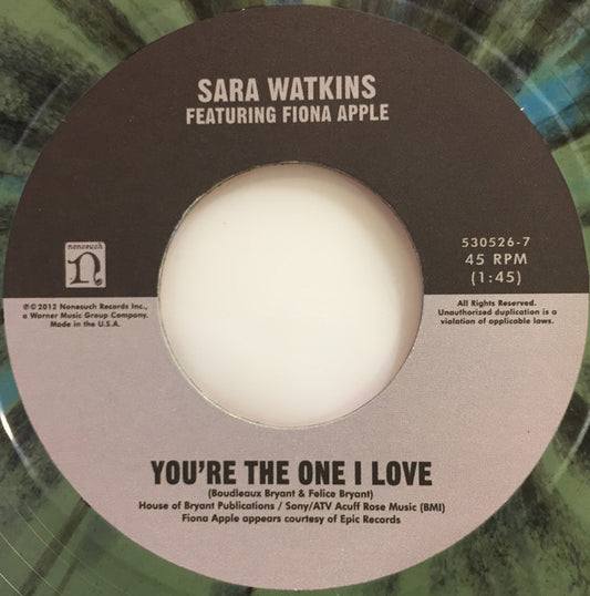 Everly Brothers, Sara Watkins & Fiona Apple - You're The One I Love (7", RSD)