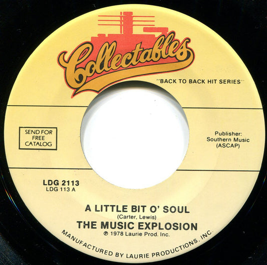 The Music Explosion - A Little Bit O' Soul (7" Single)
