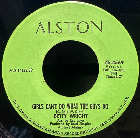 Betty Wright - Girls Can't Do What The Guys Do (7" Single)