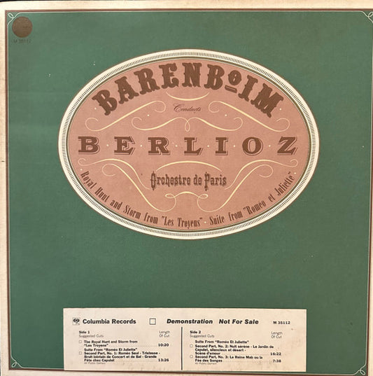 Barenboim, Hector Berlioz, Orchestre De Paris - Royal Hunt And Storm