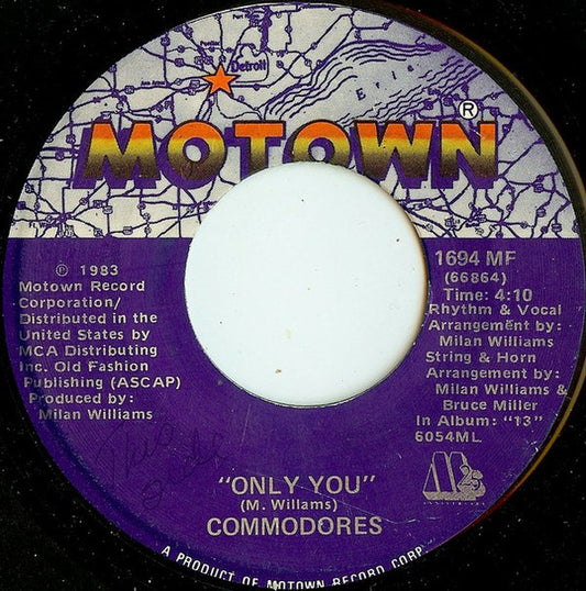Commodores - Only You / Cebu (7" Single)
