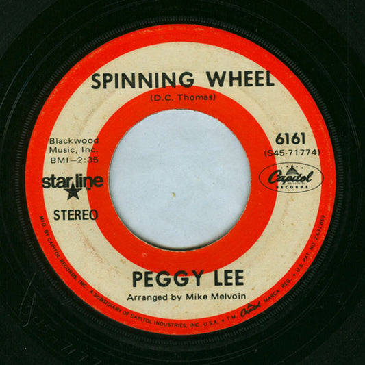 Peggy Lee - Spinning Wheel / Is That All There Is