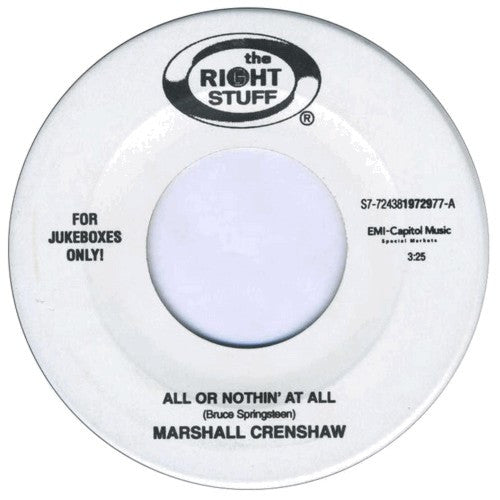 Marshall Crenshaw / The Knack - All Or Nothin'.../ Don't Look Back (7" Single)