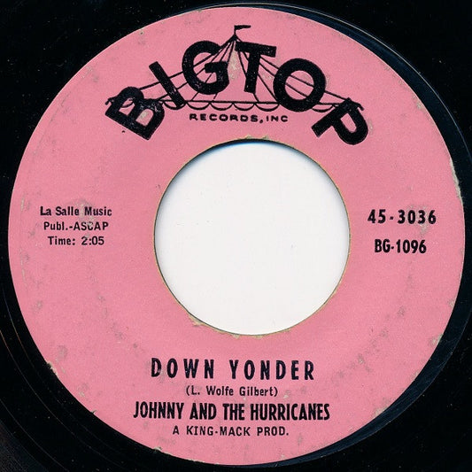 Johnny And The Hurricanes - Down Yonder / Sheba