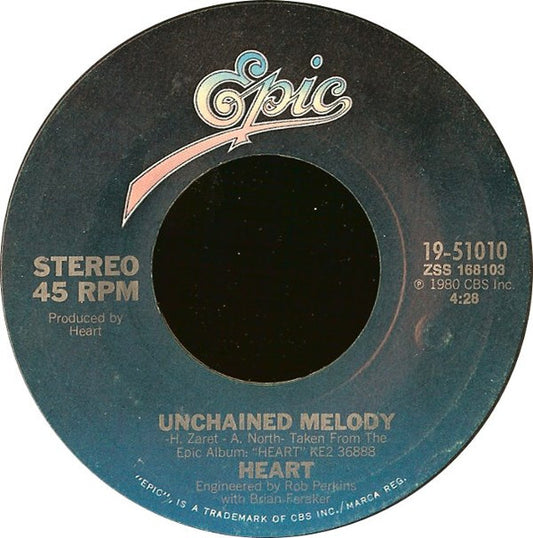 Heart - Unchained Melody (7" Single)