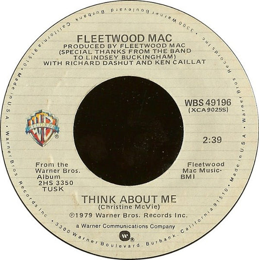 Fleetwood Mac - Think About Me / Save Me A Place (7" Single)