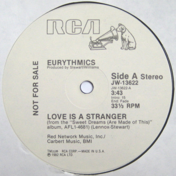 Eurythmics - Love Is A Stranger (12" Single)