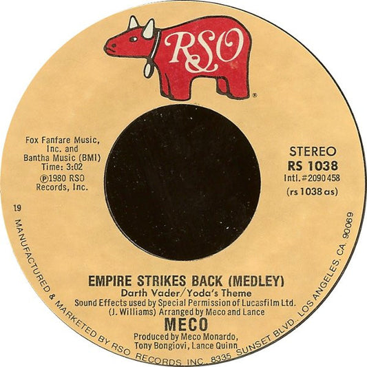 Meco Monardo - Empire Strikes Back (Medley) (7" Single)