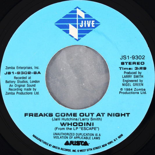 Whodini - Freaks Come Out At Night (7" Single)