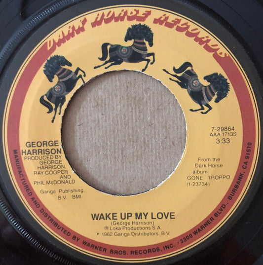 George Harrison - Wake Up My Love (7" Single)