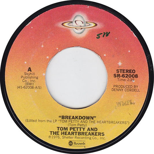 Tom Petty And The Heartbreakers - Breakdown  (7" Single)