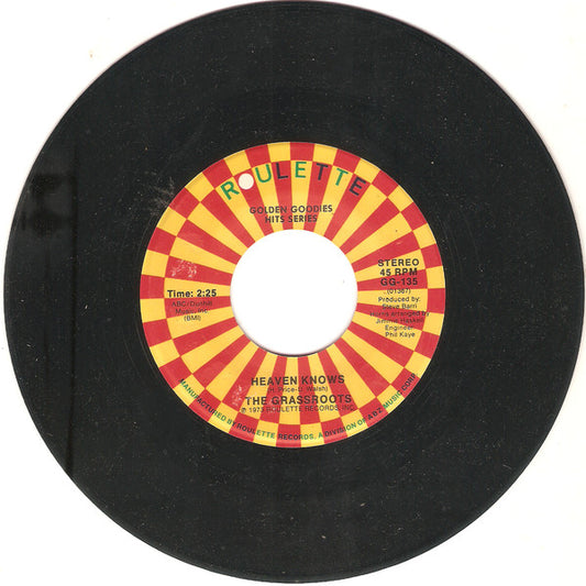 The Grass Roots - Heaven Knows / Melinda Love (7" Single)
