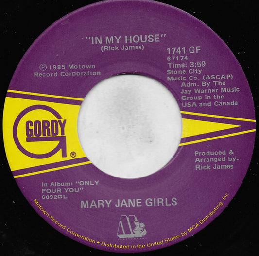 Mary Jane Girls - In My House (7" Single)