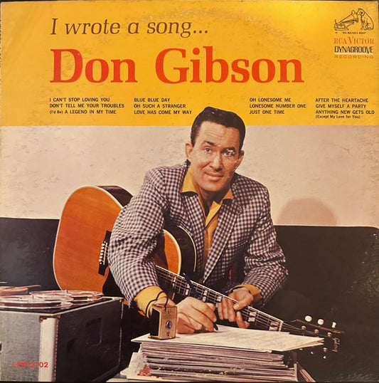 Don Gibson - I Wrote A Song