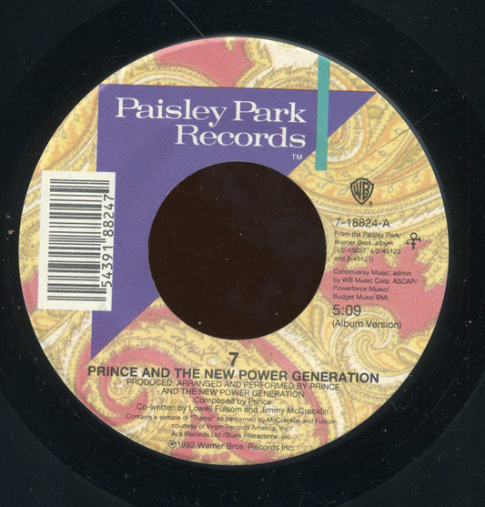 Prince And The New Power Generation - 7 (7" Single)