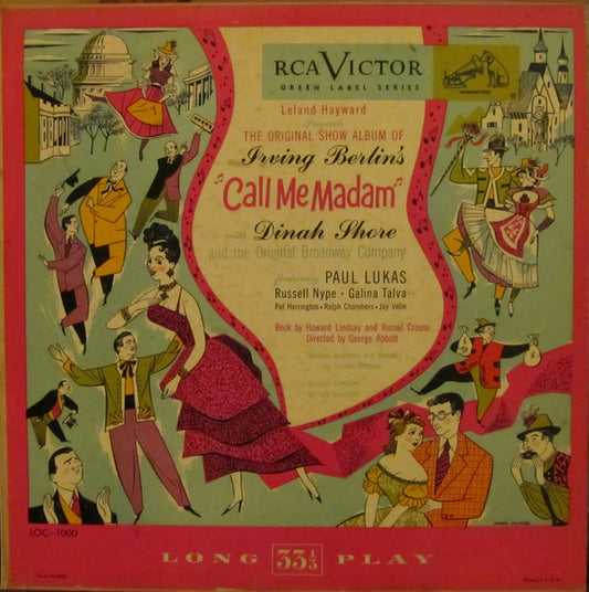 Dinah Shore - Call Me Madam - Original Show Album