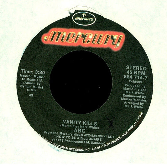 ABC - Vanity Kills (7" Single)