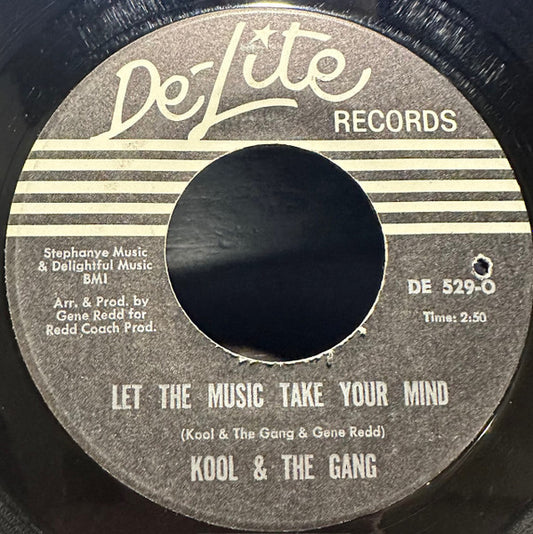 Kool & The Gang - Let The Music Take Your Mind (7" Single, Promo)