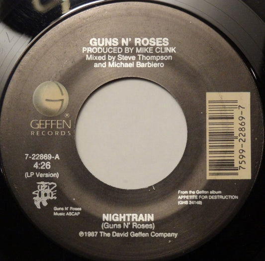 Guns N' Roses - Nightrain (7" Single)