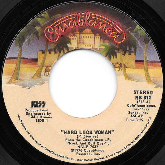 Kiss - Hard Luck Woman (7" Single)