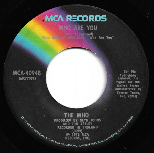 The Who - Who Are You / Had Enough (7" Single)