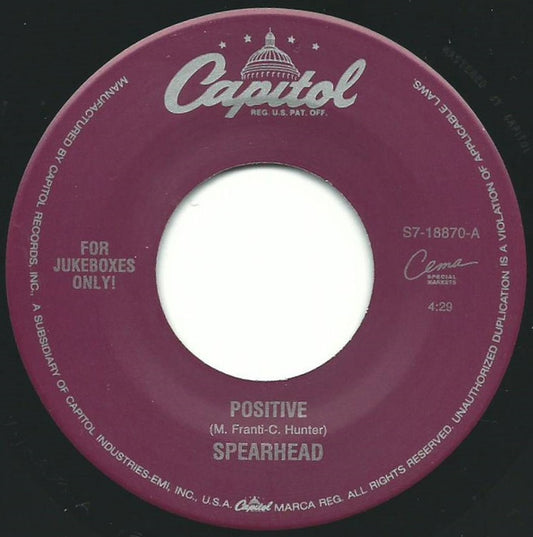 Spearhead - Positive (7" Single)